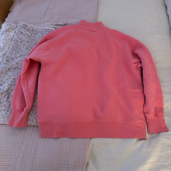 Aerie pink mockneck sweatshirt - Picture 2 of 3